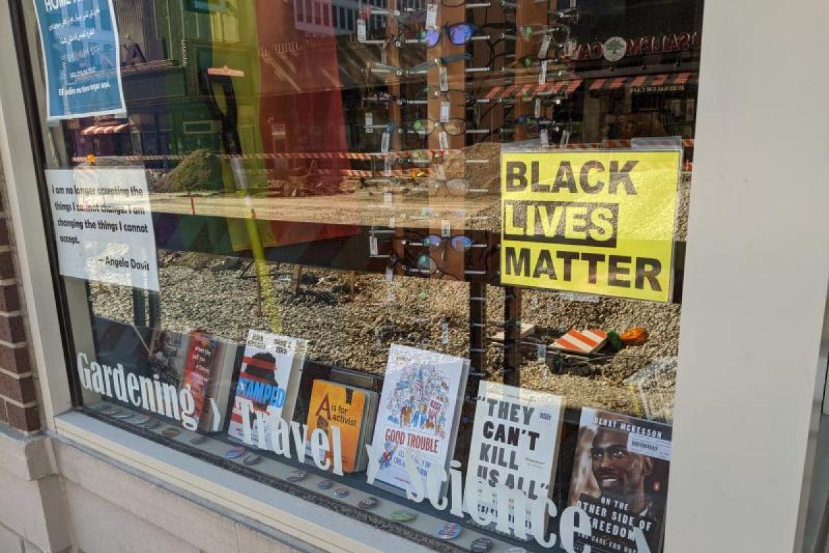 image of bookstore window