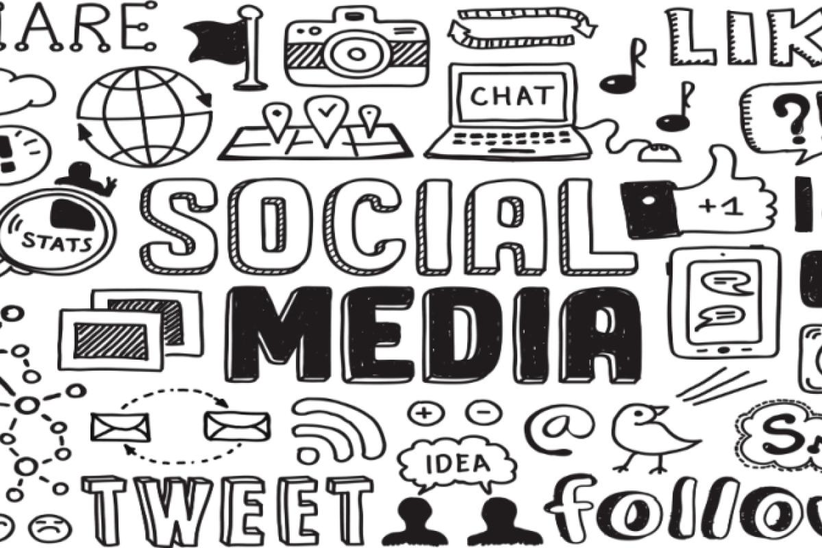clip art of social media
