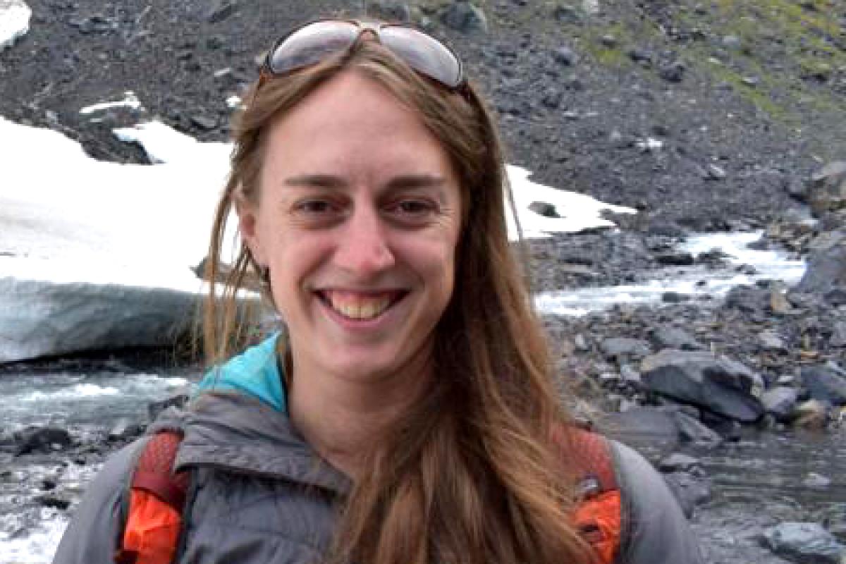 Anna Bergstrom in Antarctica