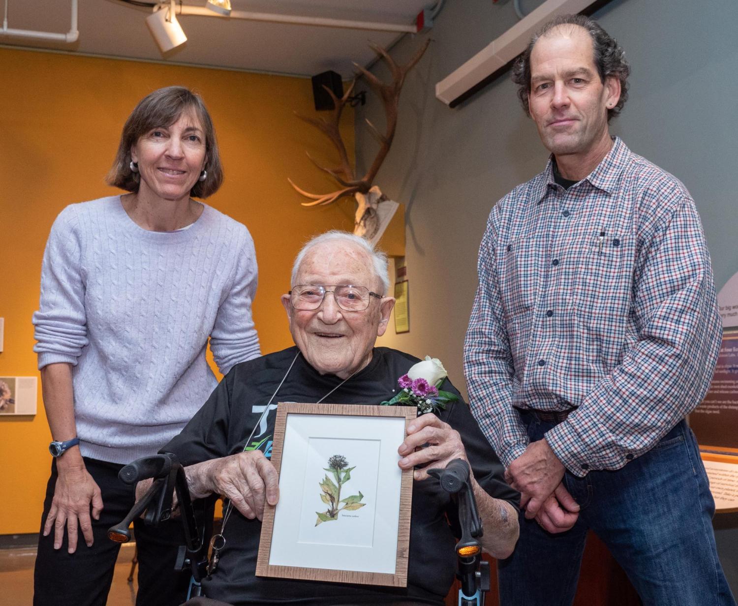 Dr Weber at his 100th birthday celebration