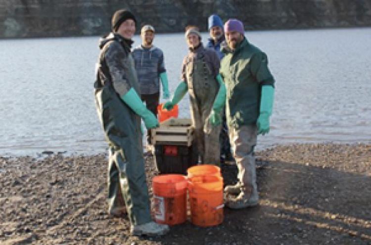 Paleontology team
