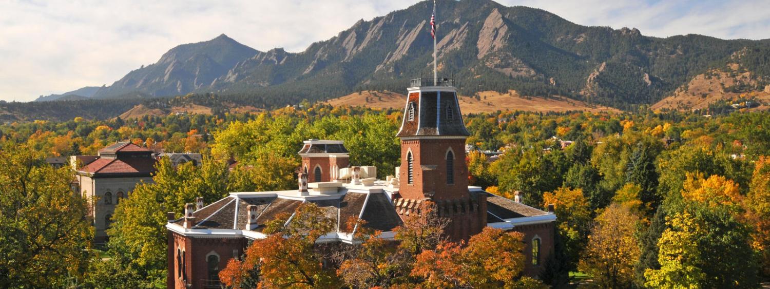 campus near mountains