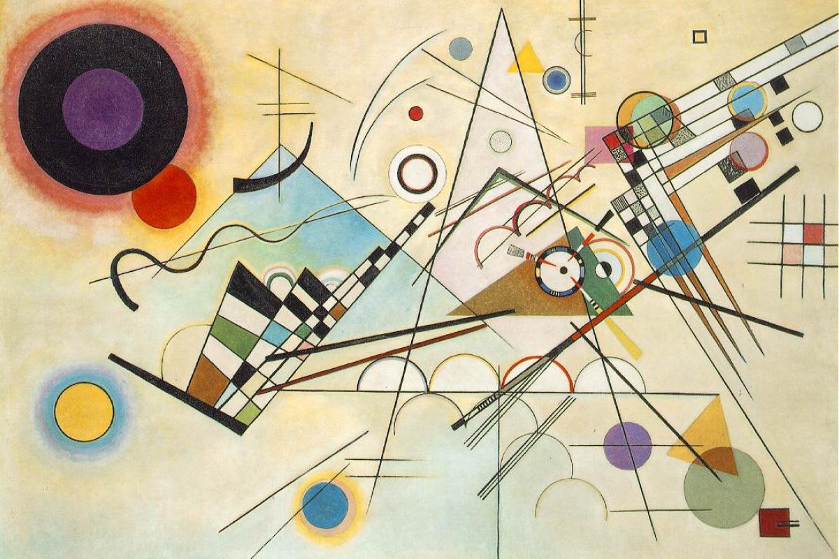 Kandinsky painting graphic