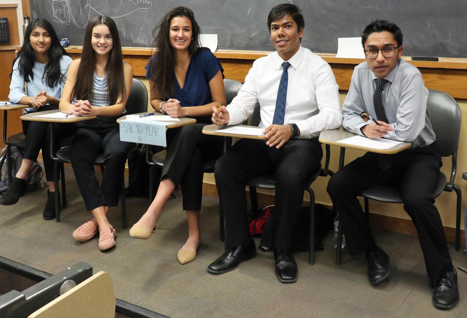 Peak to Peak High School Ethics Bowl team