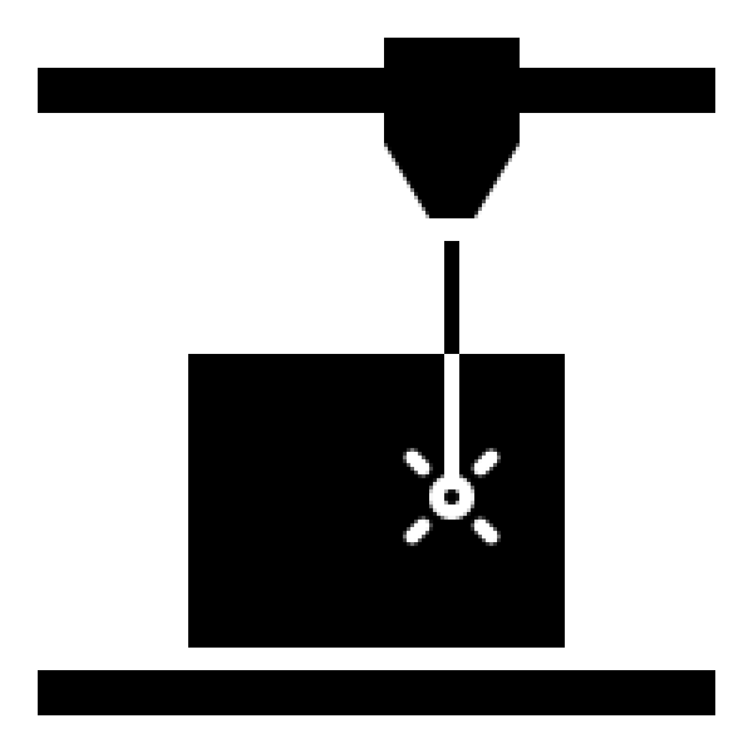 Laser cutting icon