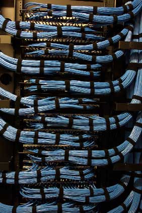Ethernet cable maze