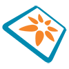 Livescribe logo - square with a flower in the center