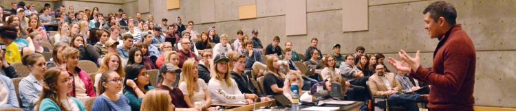 professor teaching a class