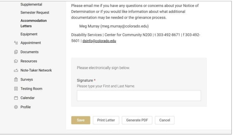 accommodation request step 7