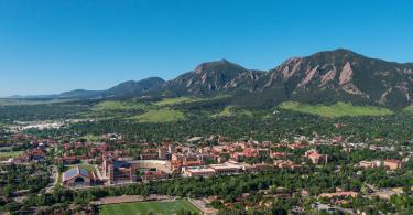 Boulder campus view