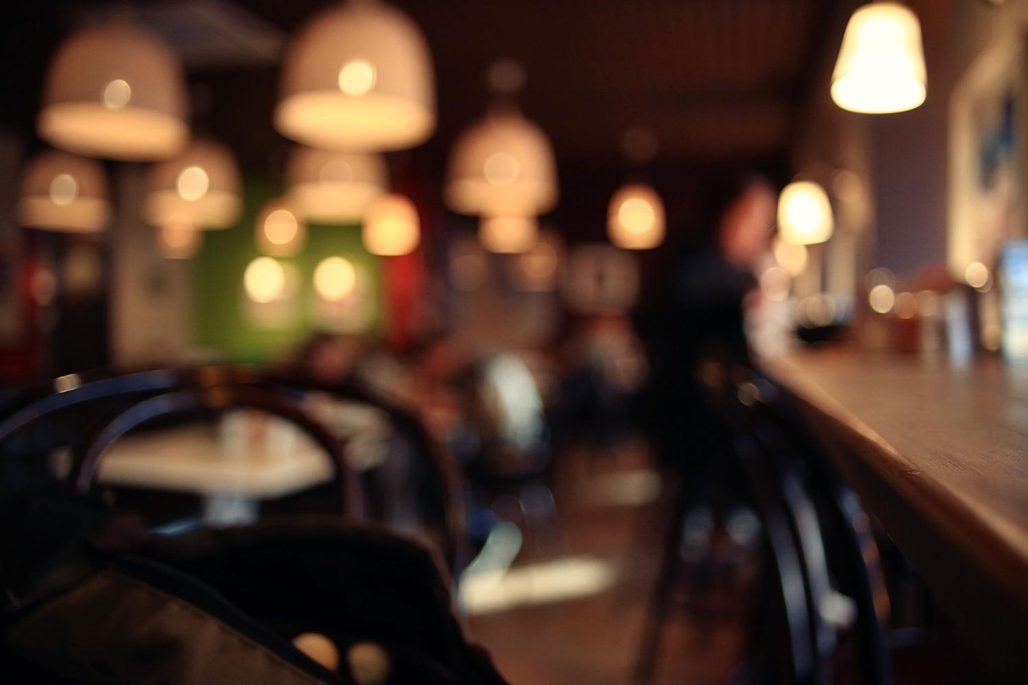 Restaurant at night