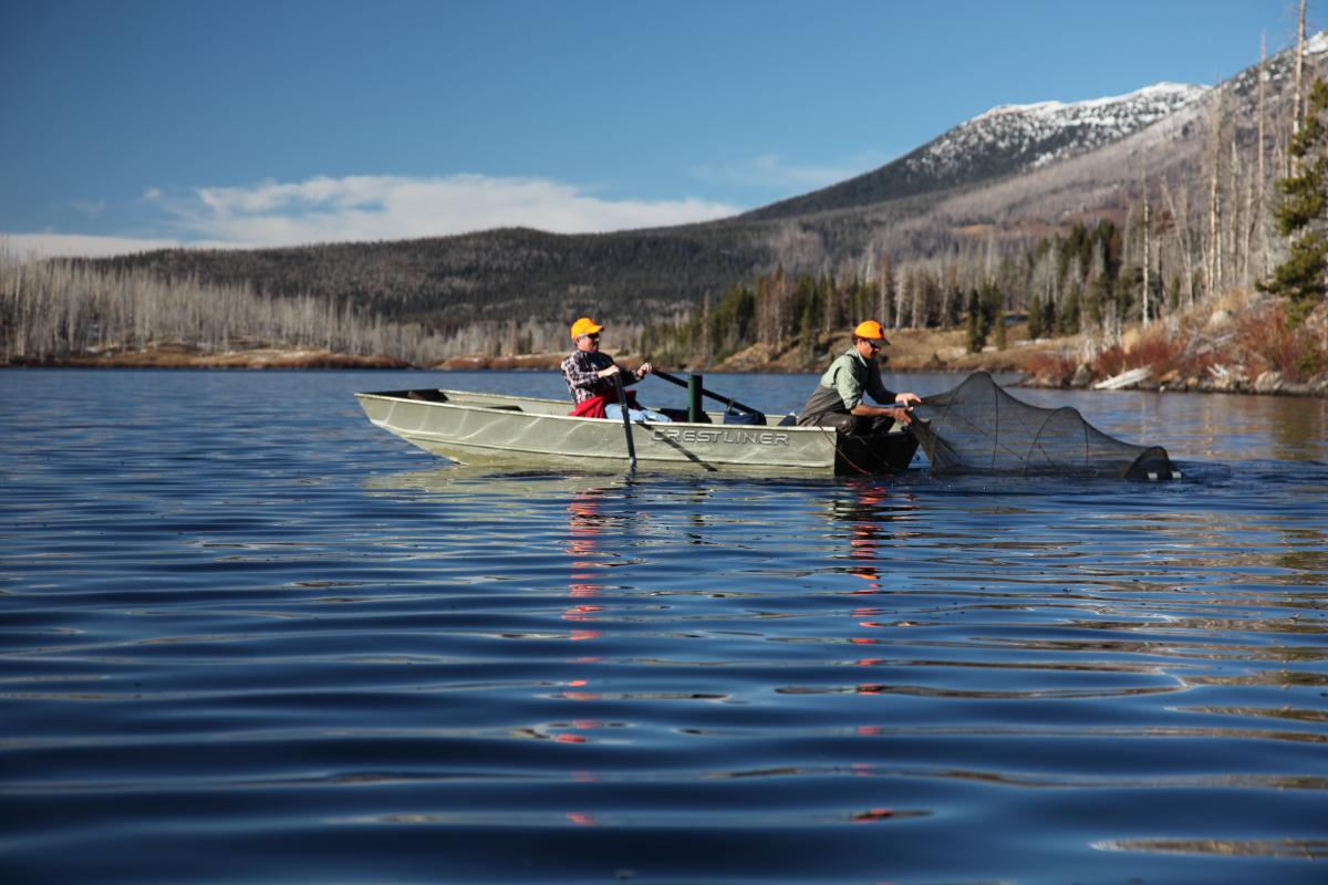 graduate students fishing