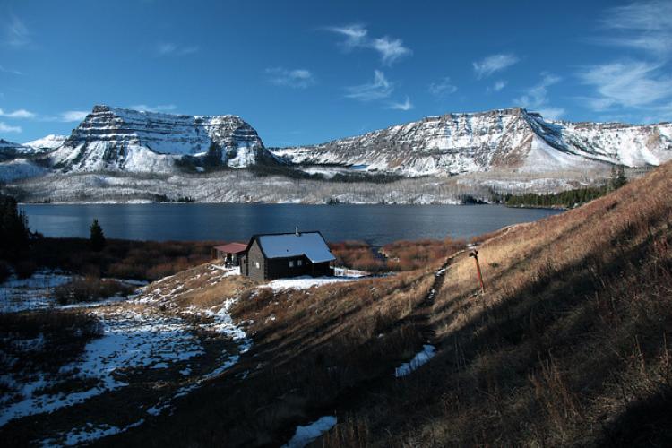 Historic Trappers Lake cabin