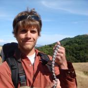 Preston holding a snake