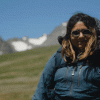 Graduate student in the mountains