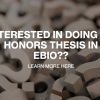 HONORS THESIS EBIO