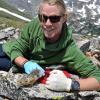 Max Wasser studies pikas near Mountain Research Station west of Boulder