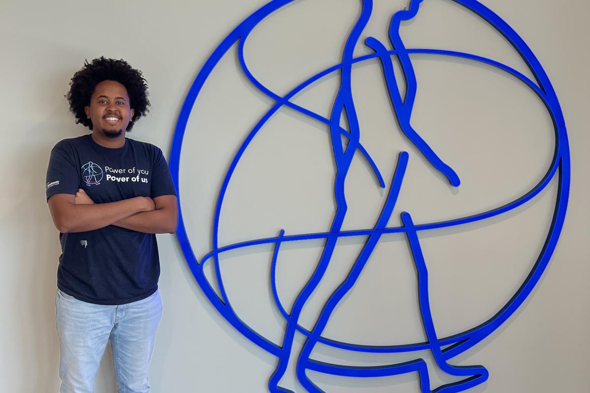 Nathan Mahary at Medtronic internship summer 2024