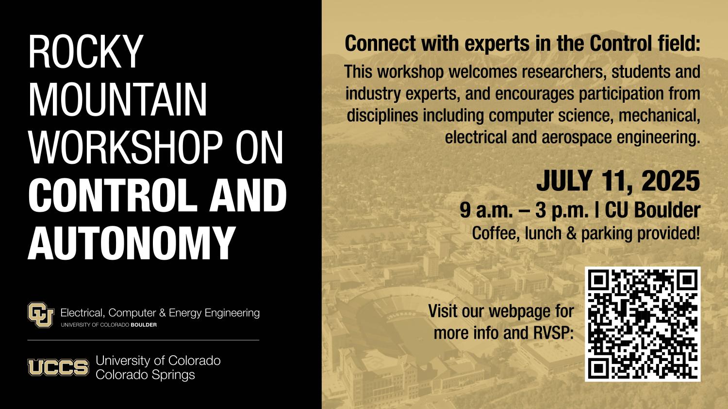 Rocky Mountain Theory Control Workshop 2025