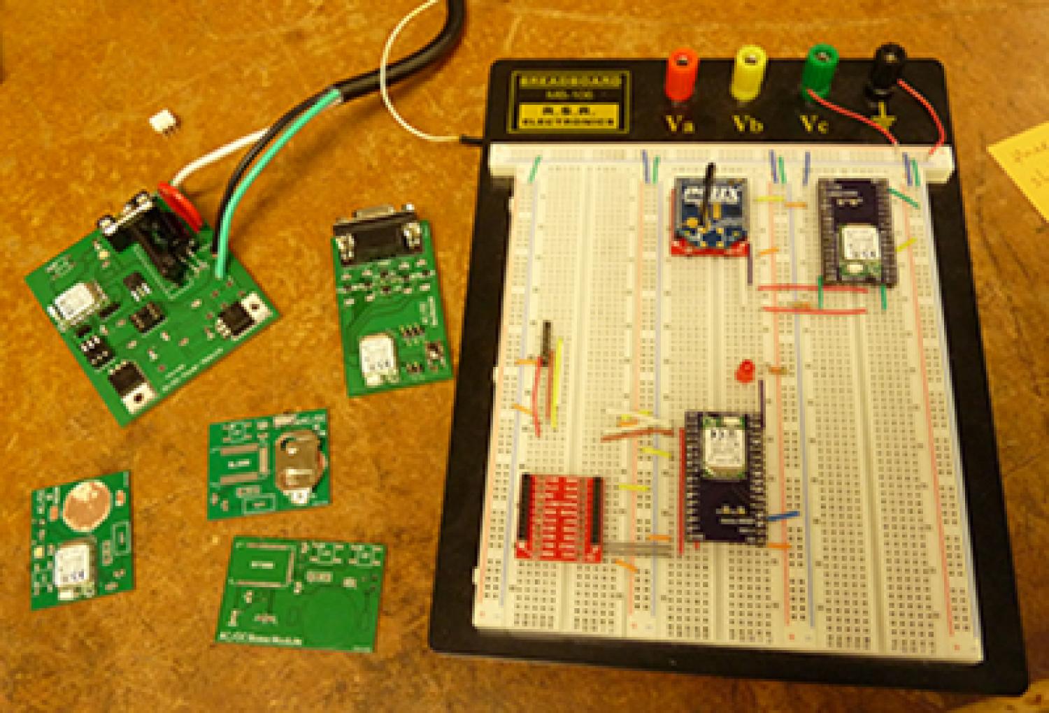 Circuit boards that will allows patients to control hospital room features with an Android device
