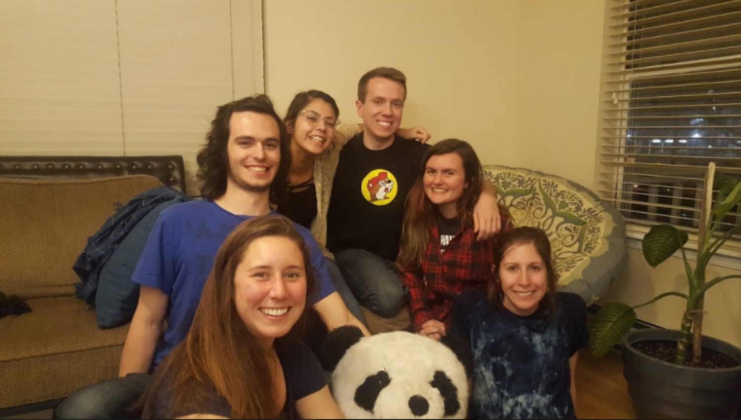 The team during a team-building get-together.