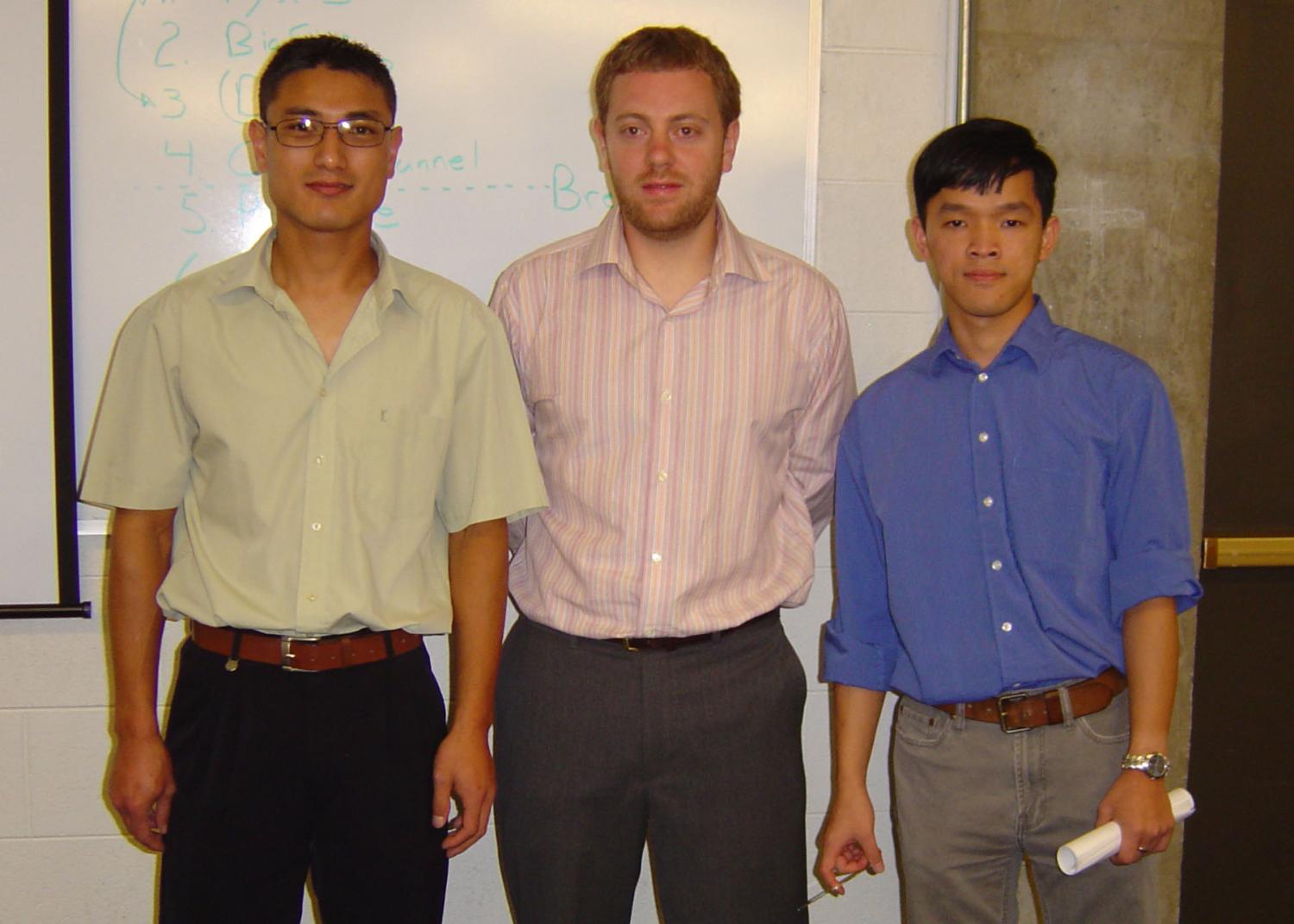 The three members of BioSec
