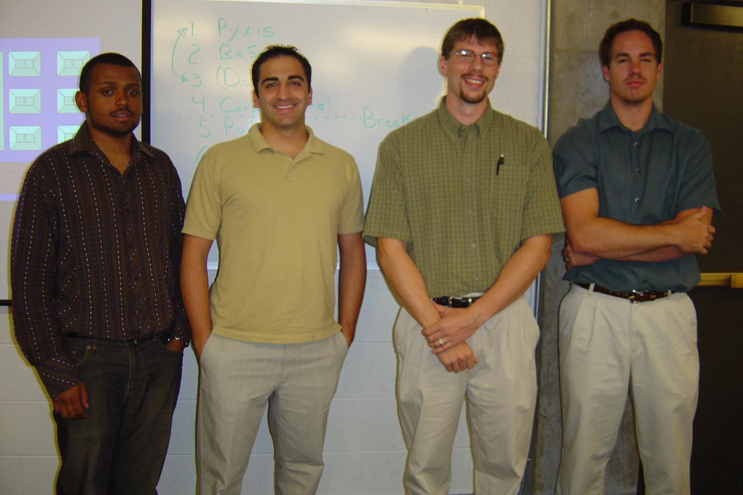 The four members of Carpal Tunnel