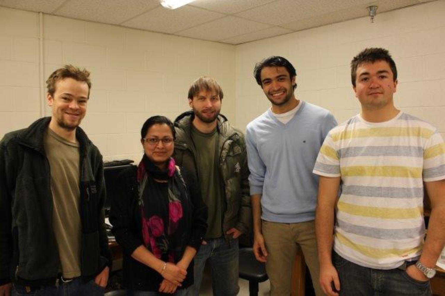 The five members of the Cerberus team