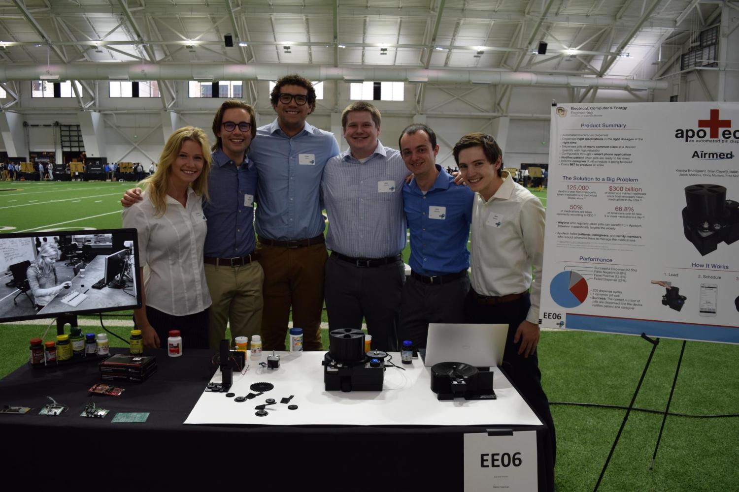 The Apotech team at the Engineering Projects Expo
