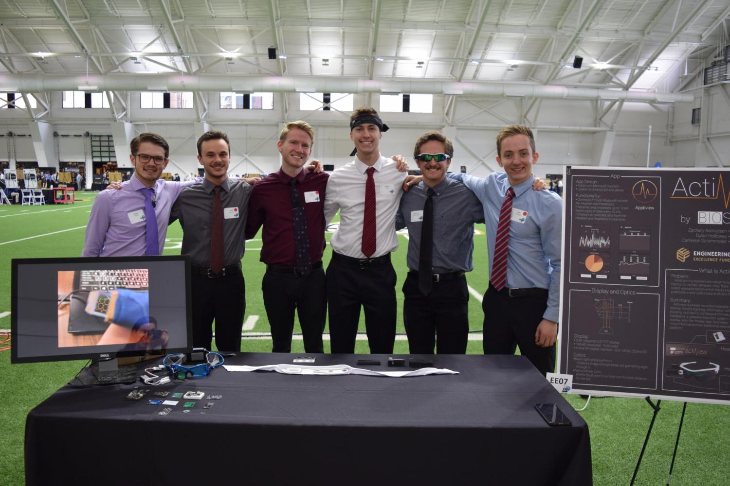 The ActiView team at the 2019 Engineering Projects Expo