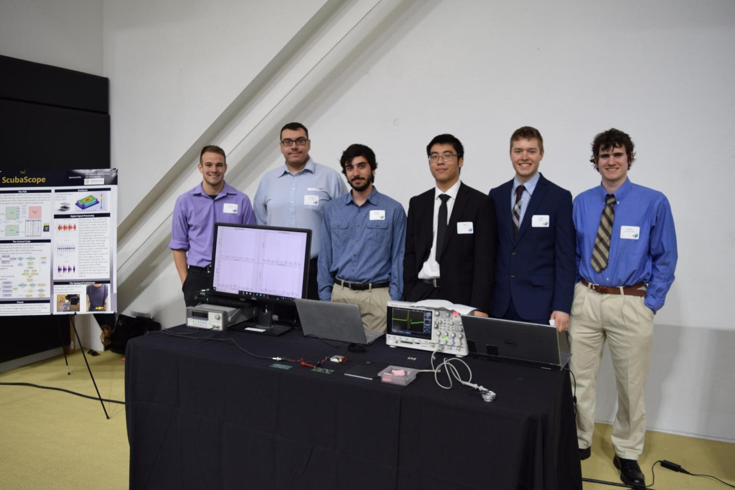 The In Too Deep team at the Engineering Projects Expo