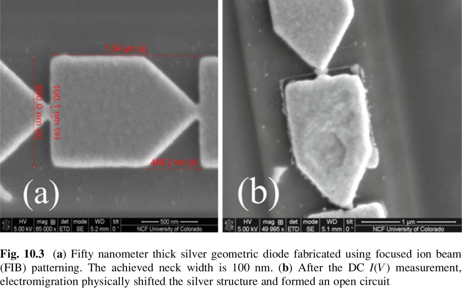 Close-up of geometric diode