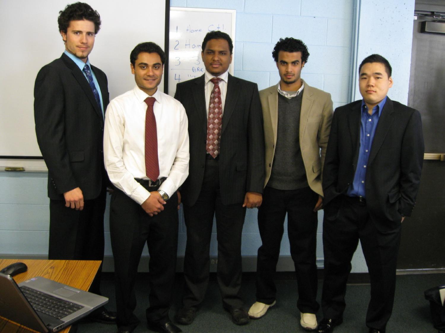 The five members of Home Control