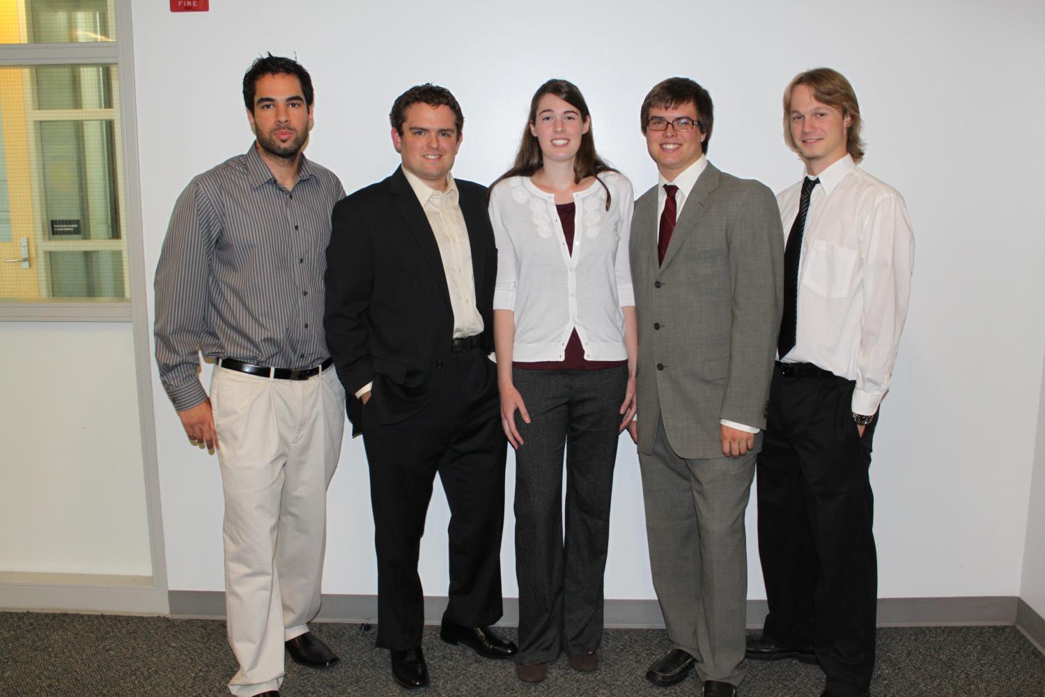 The five members of Jeeves