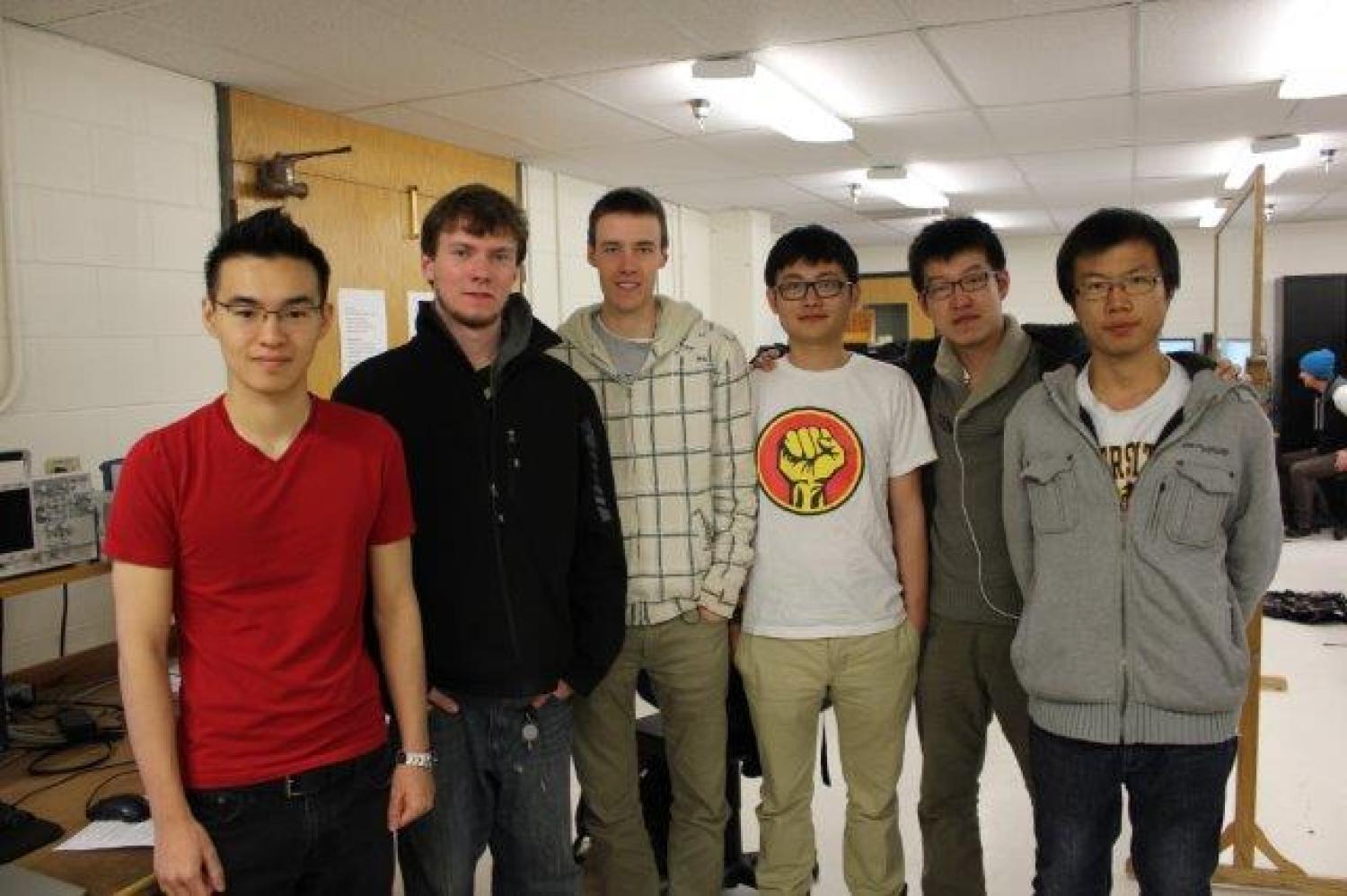 The six members of Team PolarCube