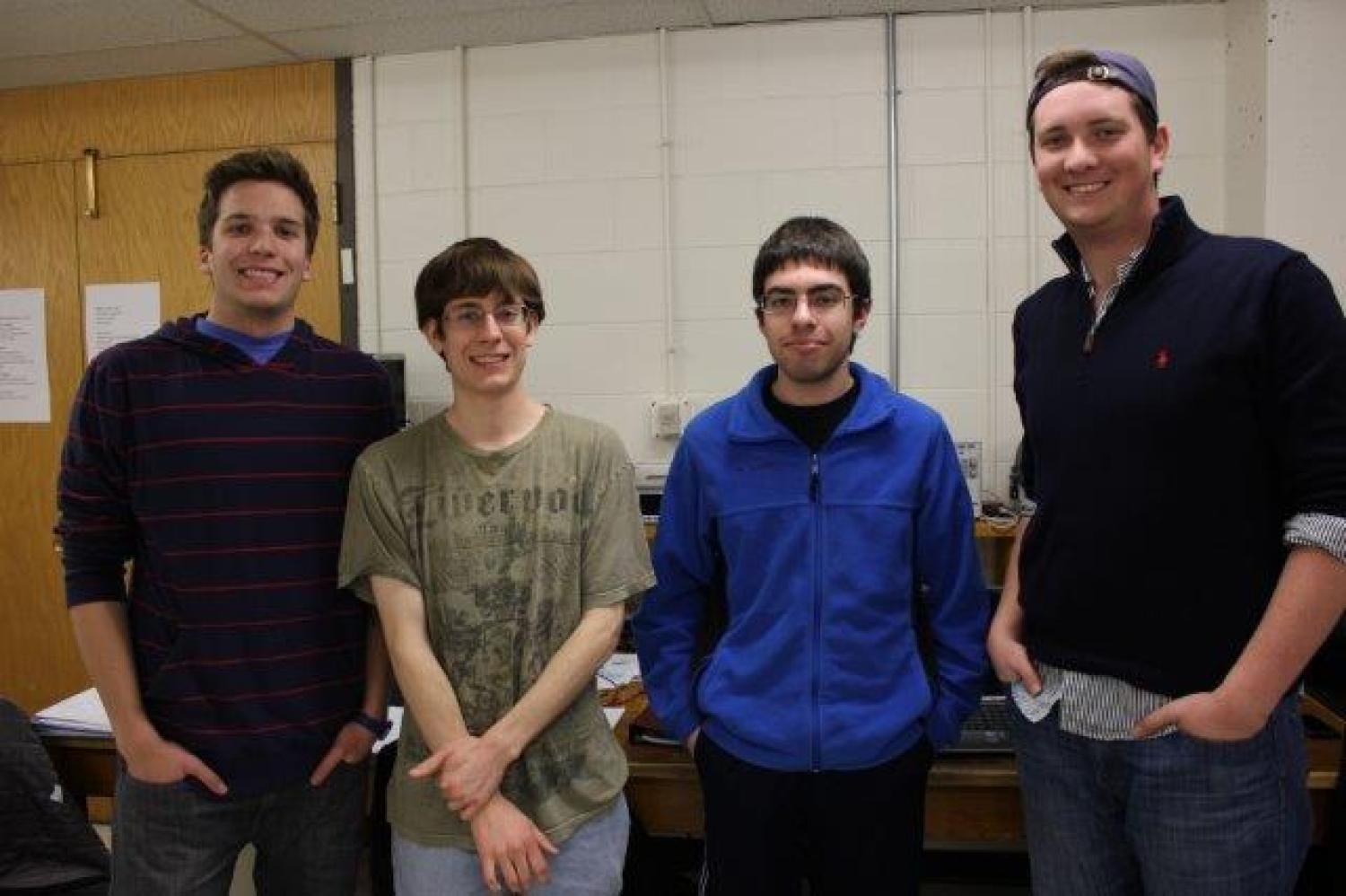 The four members of Team UCTS