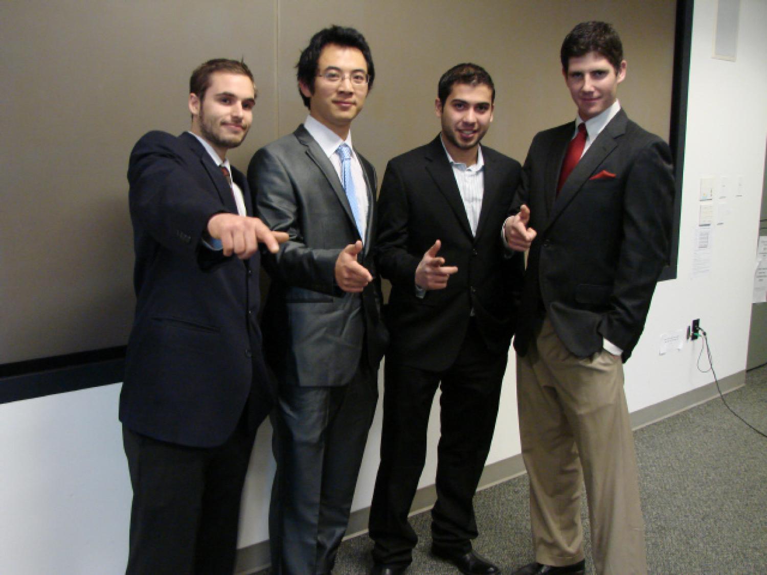 The four members of Winning