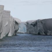 The Ross Ice Shelf in Antarctica