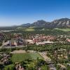 CU Boulder Campus Aerial photo