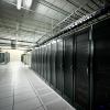 Rows of servers in a data center