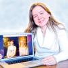 Shannon Hughes with hidden painting example