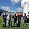 Students with PolarCube ground station