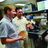 Milos Popvic and his team in the lab