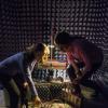 Zoya Popovic and student in lab chamber