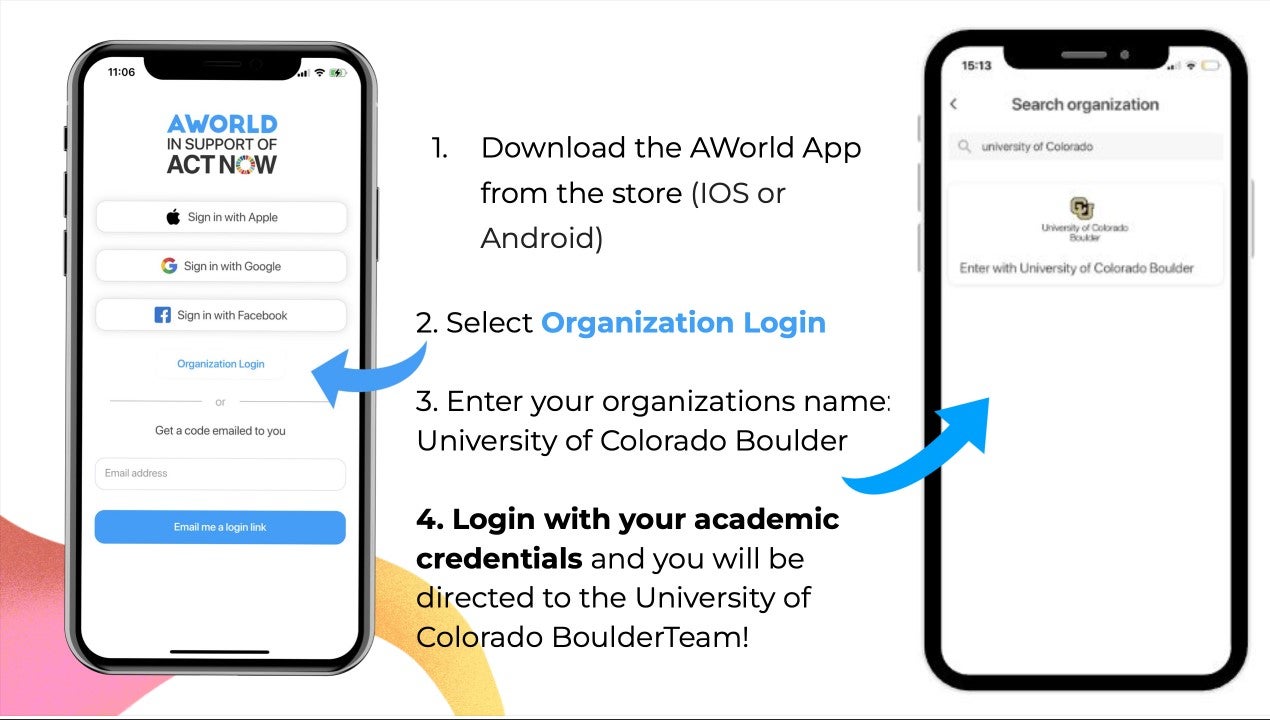 AWorld App in support of ActNow | Environmental Center | University of ...