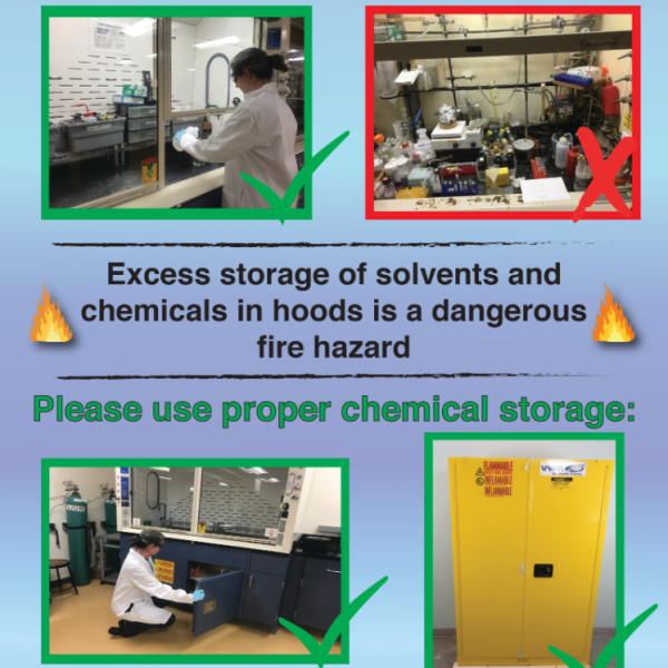 Proper Chemical Storage for Fume Hoods created by Green Labs