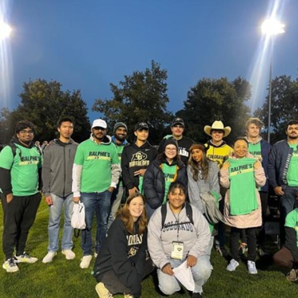 Ralphie's Green Stampede students