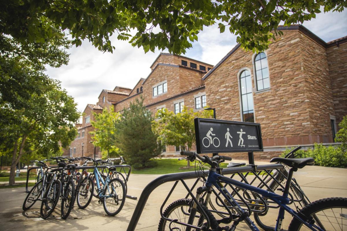 Bikes on campus