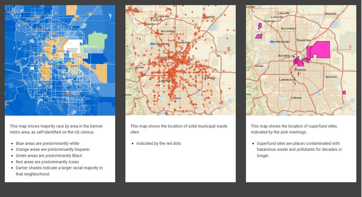 waste distribution maps