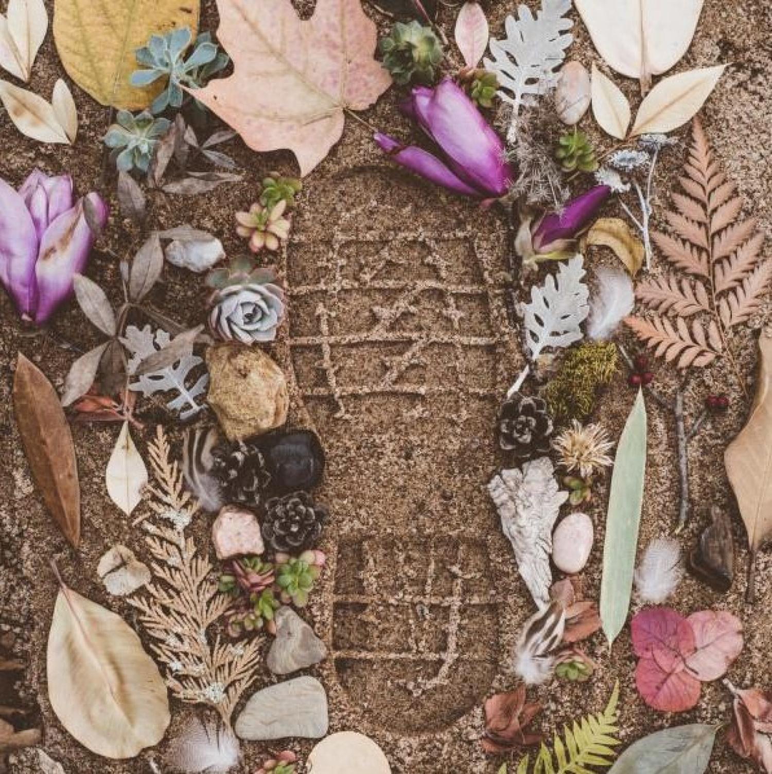footprint in the sand